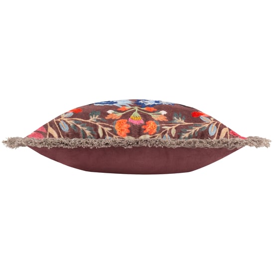 Wylder Mirrored Toucan Embroidered Feather Rich Cushion