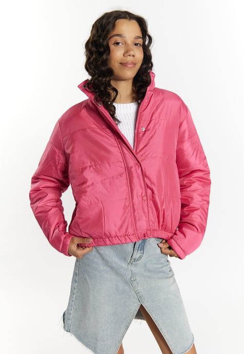 Mymo Leicht wattierte Blousonjacke Damen Rosa - Image 3