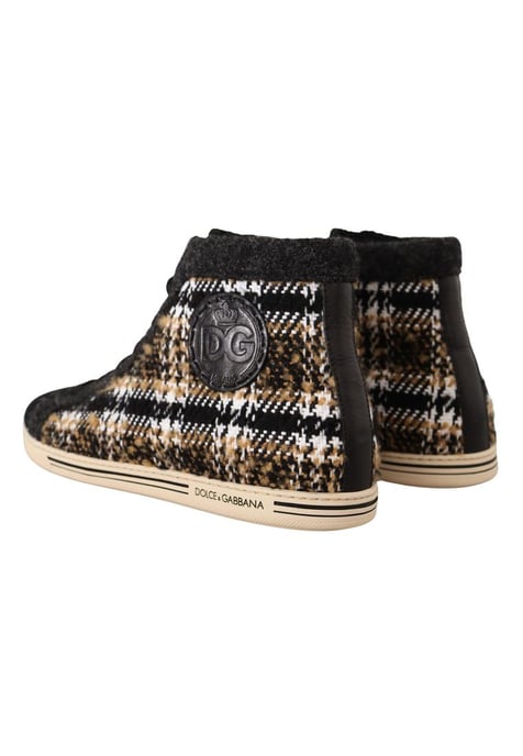 Braune High-Top-Turnschuhe - Image 6