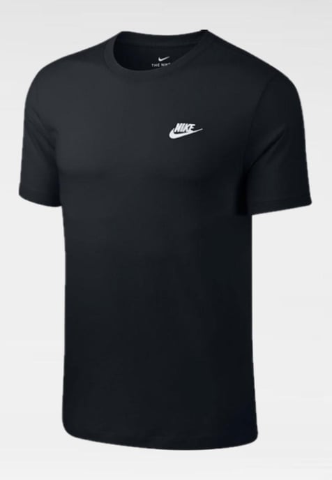 Nike Sportswear Club Herren-T-Shirt in Schwarz - Image 3