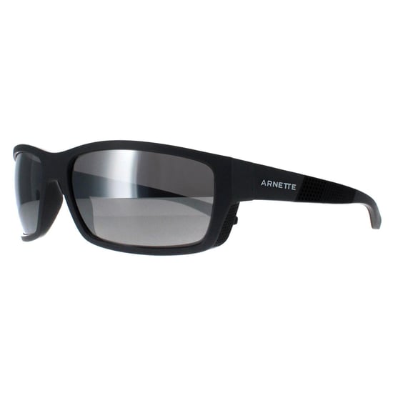 Arnette Rectangle Herren Medium Grau Grau Spiegel Silber Polarisiert AN4336 Frambuesa - Image 1