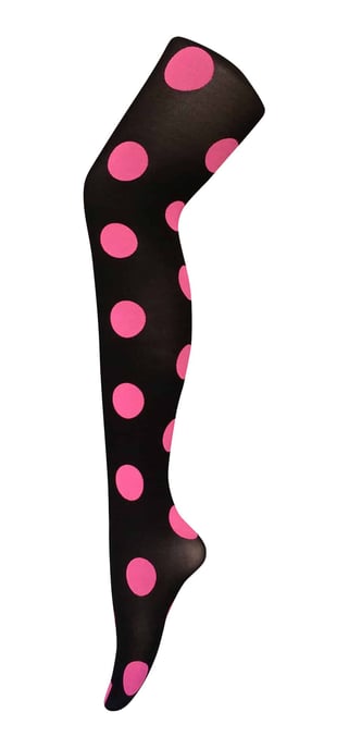 Sock Snob - Farbige 80 Denier blickdichte Damenstrumpfhose - Big Spot - Image 1