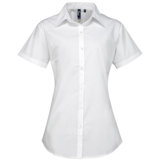 Premier - "Supreme" Hemd für Damen kurzärmlig (Weiß) - Image 1