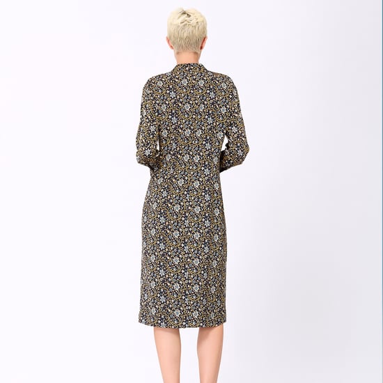 Hemdblusenkleid mit Art-Deco-Print - Image 5