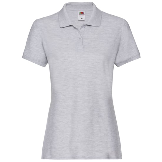 Fruit of the Loom - "Premium" Poloshirt für Damen (Grau meliert) - Image 1