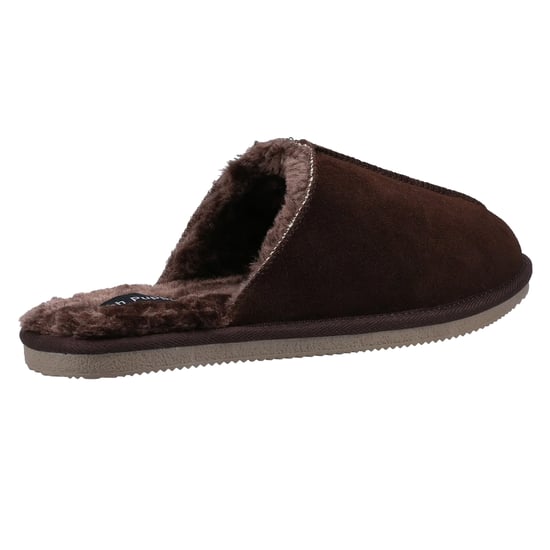 Hush Puppies Herren Coady Wildleder Hausschuhe (Braun) - Image 2