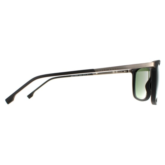 Hugo Boss Rectangle Mens Matte Black Green BOSS 1249/S/IT