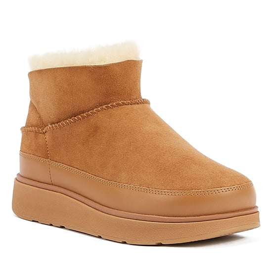 FitFlop Ultra Mini Damen Stiefel Tan - Image 2