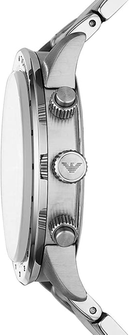 Emporio Armani Mario Silber Herren Armbanduhr AR11241 - Image 2