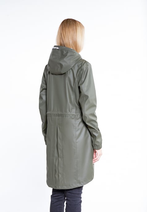 Schmuddelwedda Regenmantel Damen oliv - Image 4