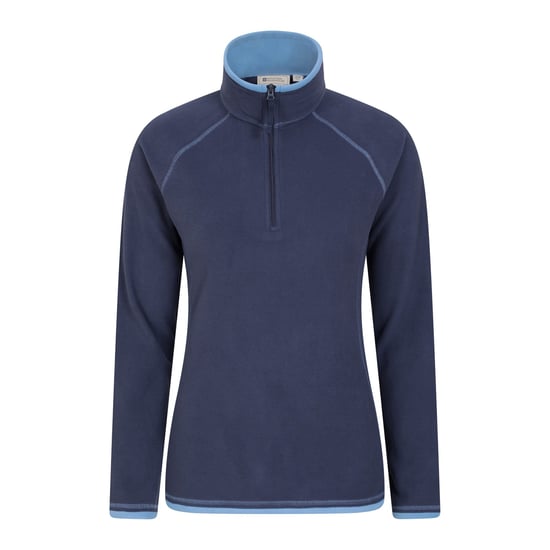 Mountain Warehouse Damen/Damen Montana Half Zip Fleece Top (Marine) - Image 1