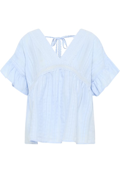 Dreimaster Tunika Damen hellblau - Image 1