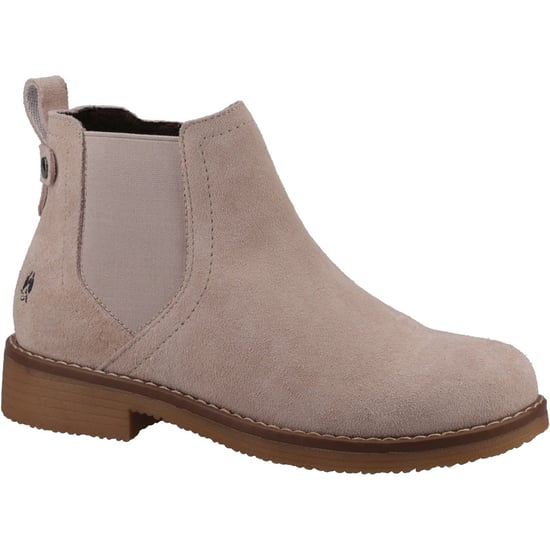 Hush Puppies Maddy Wildleder Damen Nude Stiefel - Image 1