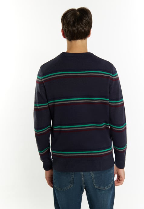 Mo Pullover Herren Marine Mehrfarbig - Image 4