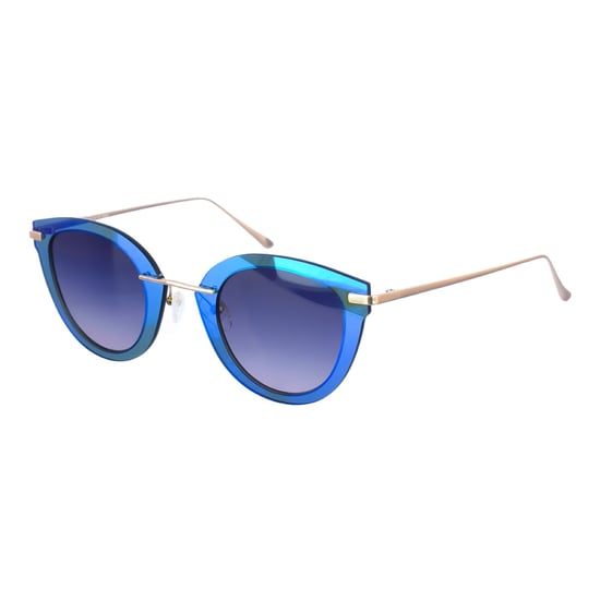 SIDNEY women's oval-shaped metal sunglasses
