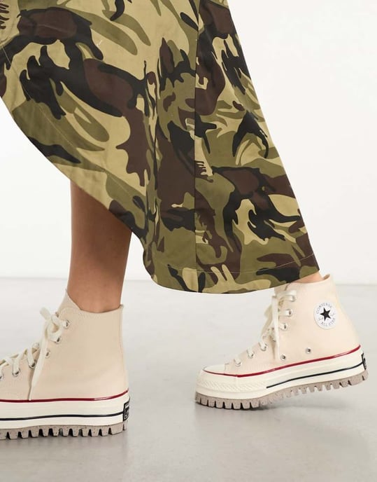 Converse CT70 Trek Hi Turnschuhe in Weiß - Image 2