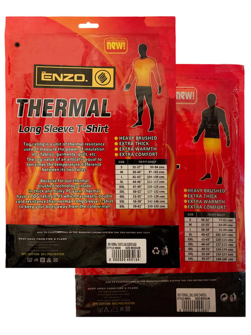 Enzo | Mens Thermal Set Langarm Oberteil & Unterteil - Image 6