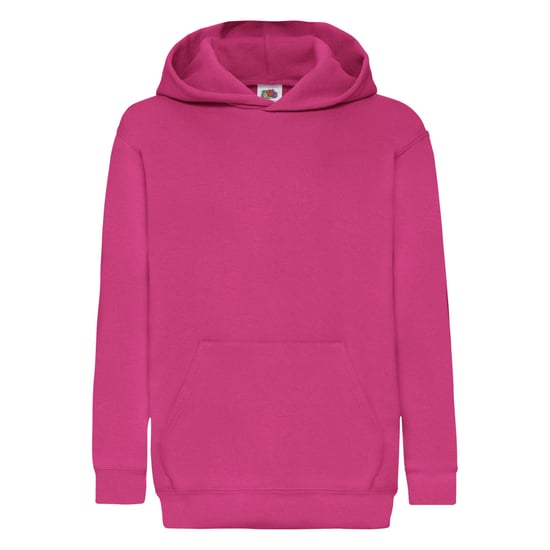 Fruit of the Loom - "Classic" Sweatshirt mit Kapuze für Kinder (Fuchsie) - Image 1