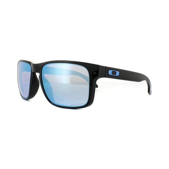 Oakley Sunglasses Holbrook OO9102-C1 Polished Black Prizm Deep Water Polarized