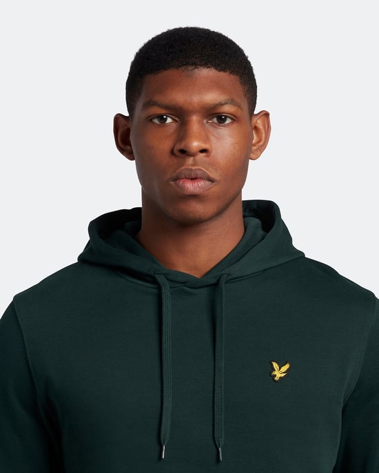 Lyle & Scott Pullover Hoodie in Grün - Image 4