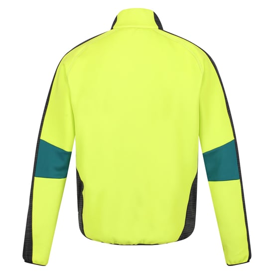 Regatta Mens Yare V Marl Soft Shell Jacket (Pacific Green/Bright Kiwi)