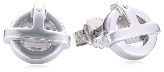 Orphelia Damen 925 Sterling Silber Set: Kettenanhänger + Ohrringe - Silber SET-5677 - Image 4