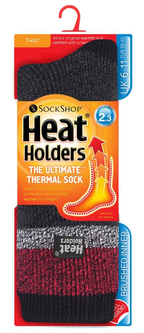 Heat Holders - Herren Thermosocken mit Twist-Muster - Image 2