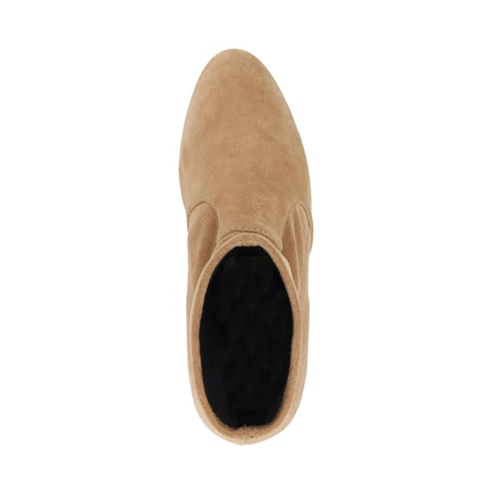Dune Ladies Optilly - Almond Toe Block Heel Sock Boots - Image 4