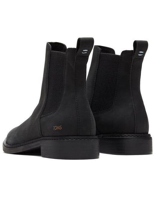 TOMS Charlie Damenlederstiefel In Schwarz - Image 2