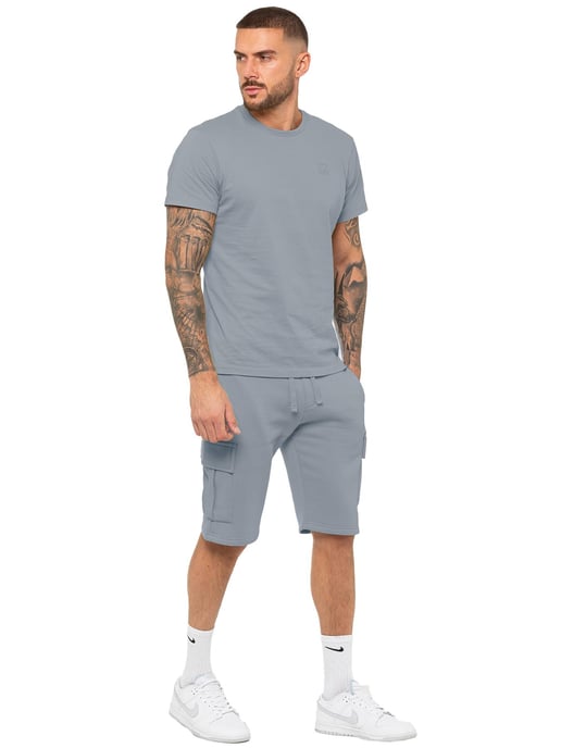 Enzo | Herren T-Shirt-Trainingsanzug mit Shorts Set - Image 1