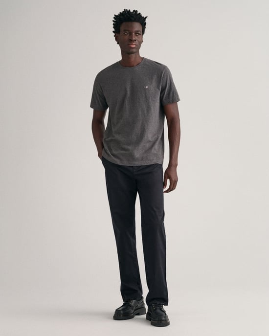 GANT Herren Regular Fit Kurzarm T-Shirt Shield Logo - Image 4