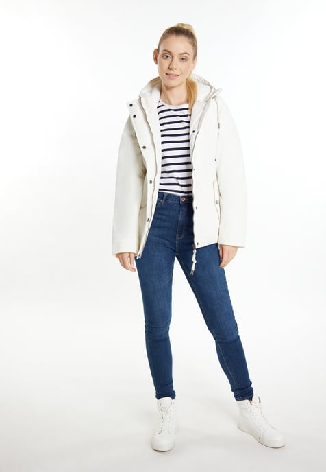 ICEBOUND Wattierte Jacke Damen Wollweiss - Image 2