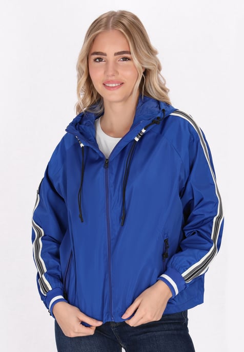 Schmuddelwedda Blouson Damen royalblau - Image 3