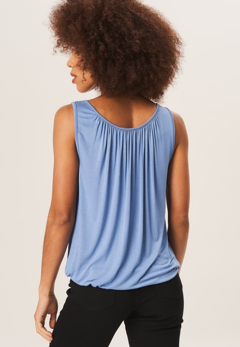 Rouse Neck Oversized Ärmelloses Top - Image 3