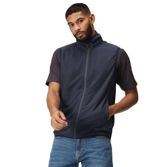 Regatta Mens Navigate Fleece Gilet (Navy/Seal Grey)