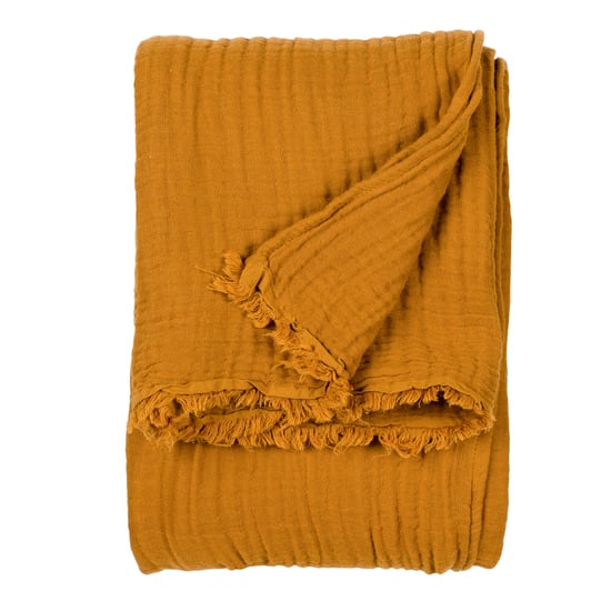 Yard Lark Crinkle Cotton Fransen-Wurfdecke - Image 2