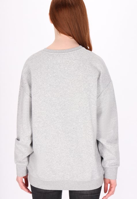 Dreimaster Sweatshirt Damen Grau Melange - Image 4
