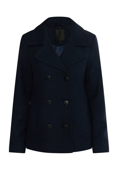 Dreimaster Cabanjacke aus Wollgemisch Damen nachtblau - Image 1