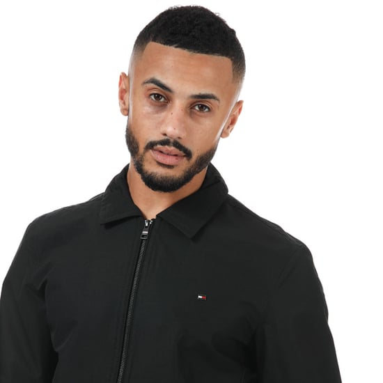 Veste Col Ivy Tommy Hilfiger Pour Homme en Noir - Image 5