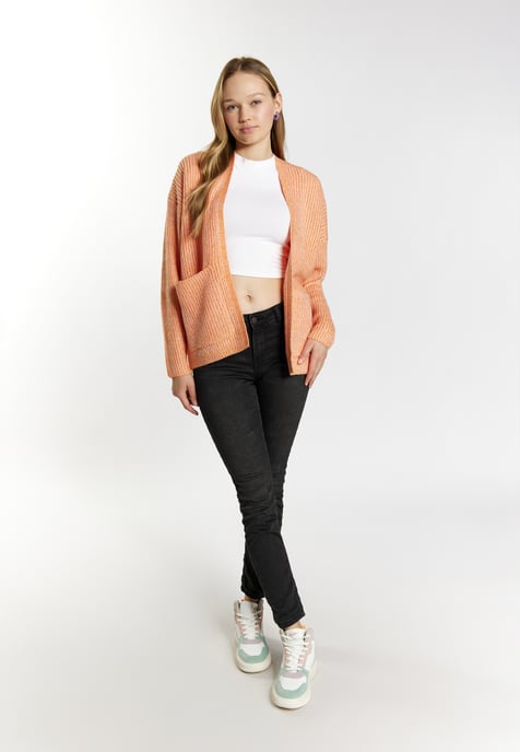 Mymo Strickcardigan Damen orange - Image 2