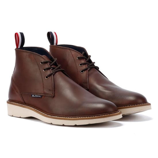 Ben Sherman Hampton Rote Herrenstiefel Aus Leder - Image 1