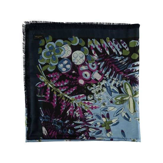 Louis Vuitton Floral Silk Scarf