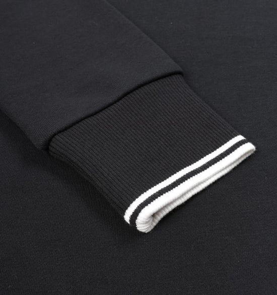 Sweat col rond Fred Perry Pour Homme en Noir - Image 5