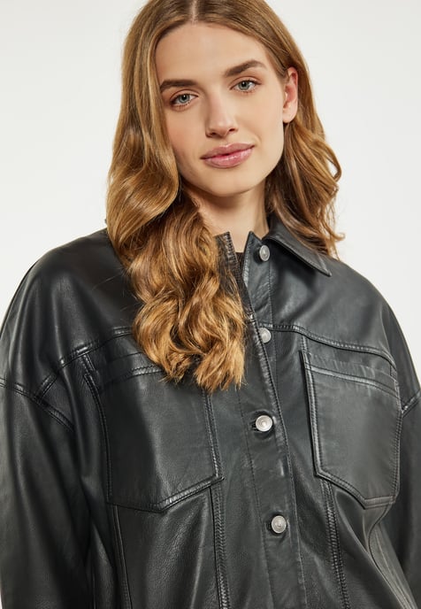 Dreimaster Jacke Damen schwarz - Image 5