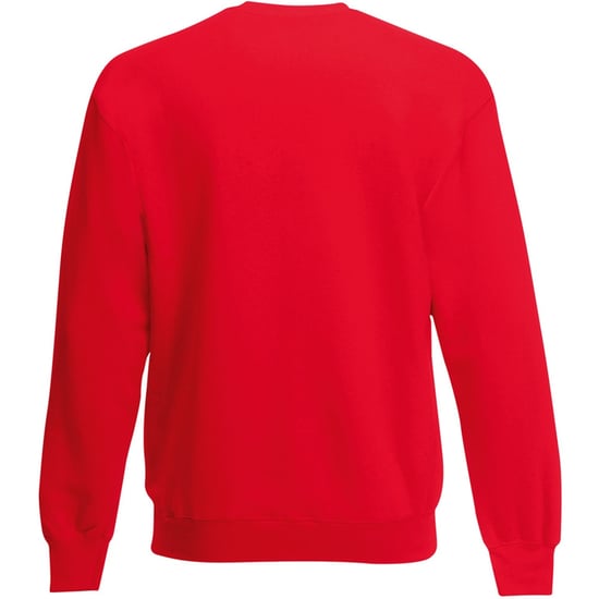 Fruit Of The Loom Herren Set-In Belcoro® Yarn Sweatshirt (Rot) - Image 2