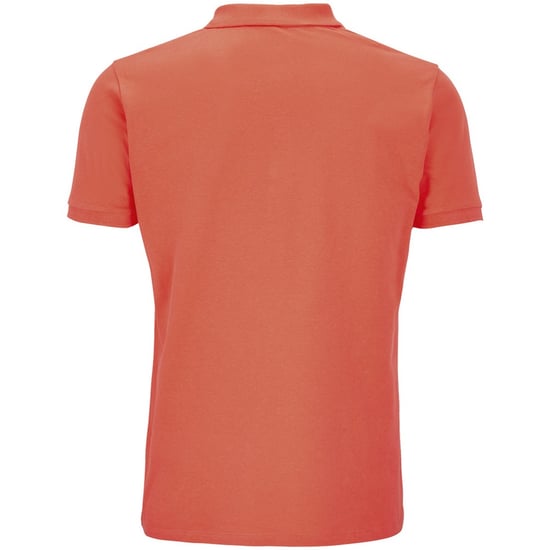 SOLS - "Planet" Poloshirt Baumwolle aus biologischem Anbau für Herren (Pop Orange) - Image 2