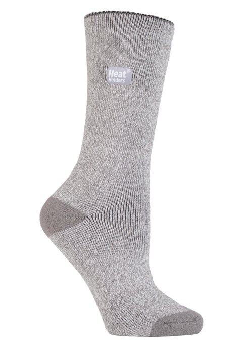Heat Holders Lite - 3 Paar Multipack Womens Thermal Socks für den Winter | Dünne & warme Socken für Kleidersocken - Silber - Image 1