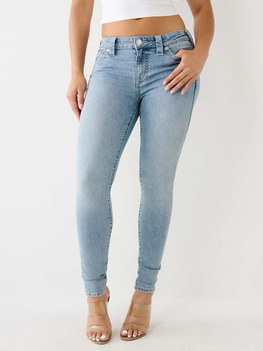 Jennie Mid Rise Curvy Skinny in Peak Spot