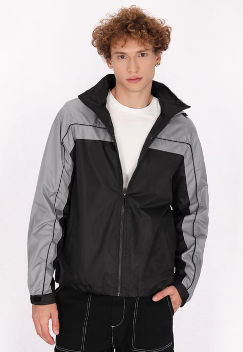Mo Jacke Herren schwarz-grau - Image 3