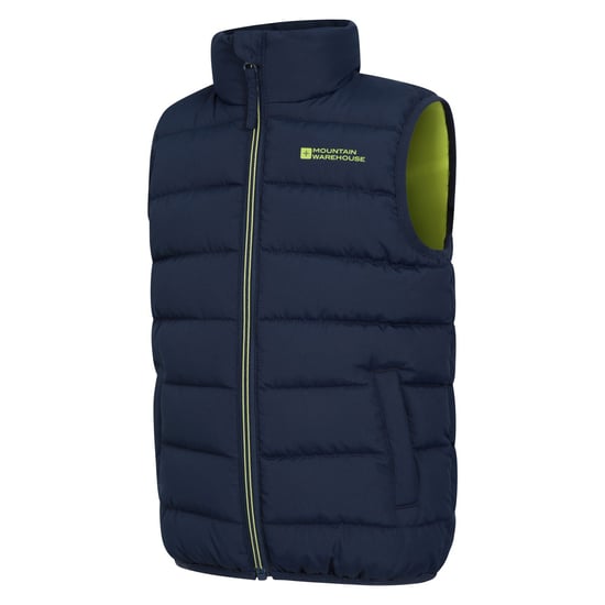Mountain Warehouse Kinder/Kinder Rocko Plain gepolstert Gilet (dunkelblau) - Image 3